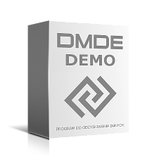 Program DMDE do odzyskiwania danych GUI interfejs graficzny dla Windows 32 bit